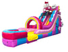 Image of Hello Kitty® 15' Inflatable Water Slide with Blower by POGO Bounce House