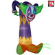 7.5' Gemmy Airblown Inflatable Kaleidoscope Scary Clown