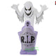 7' Gemmy Airblown Inflatable Halloween Kaleidoscope Ghost on Tombstone