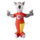 7' NFL Inflatable Kansas City Chiefs Wolf Mascot