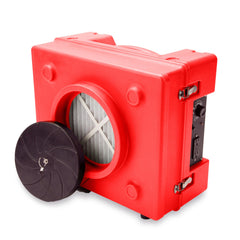 B-Air RA-650 ⅓ HP 3-Stage HEPA Air Purifier Scrubber: red