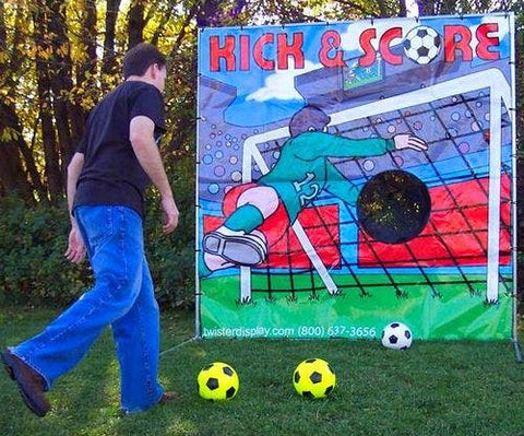 Kick And Score Soccer Interactive Carnival Frame Game