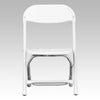 Image of Kids White Plastic Folding Chair