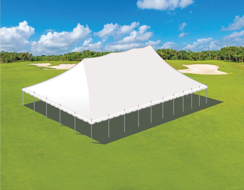 50' x 100' Premium Sectional Canopy Pole Party Tent - White