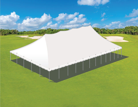 50' x 120' Premium Sectional Canopy Pole Party Tent - White