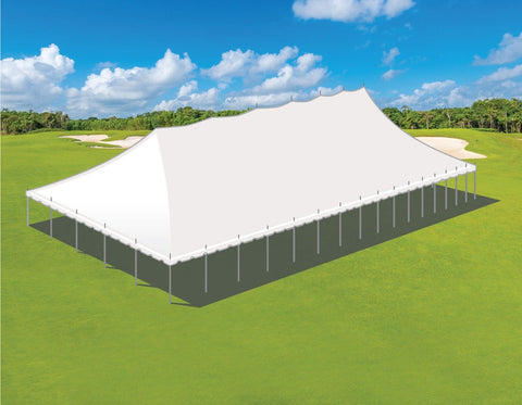 50' x 160' Premium Sectional Canopy Pole Party Tent - White
