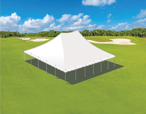 50' x 60' Premium Sectional Canopy Pole Party Tent - White