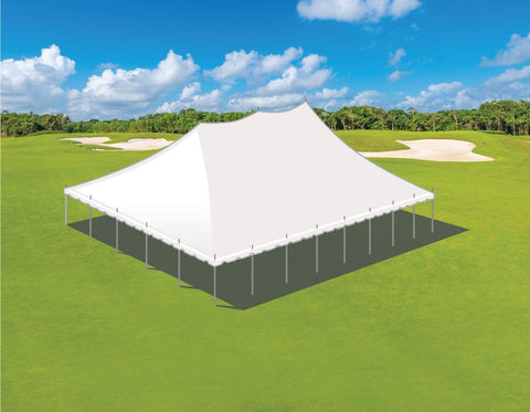 50' x 80' Premium Sectional Canopy Pole Party Tent - White
