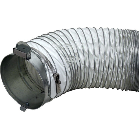 8" x 12' Gray Ducting Kit for Premier 40 (Comes with adapter ring & hose clamp)