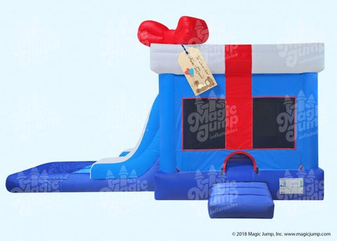15'H EZ Gift Box Blue Wet or Dry by Magic Jump