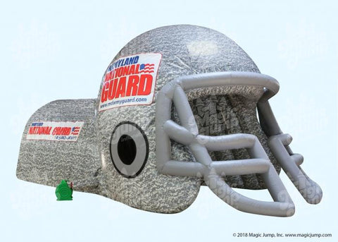 12'H Football Helmet Tunnel by Magic Jump