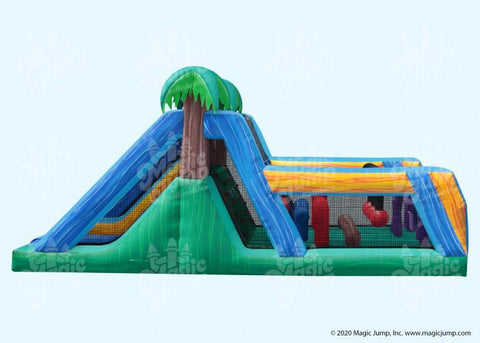45 Tropical Bounce House Obstacle by Magic Jump