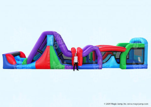 13'H 50 Fun Obstacle Course Wet or Dry by Magic Jump