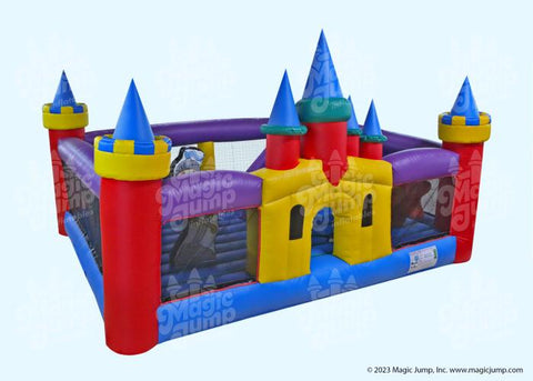 12'H Castle Toddler Combo by Magic Jump