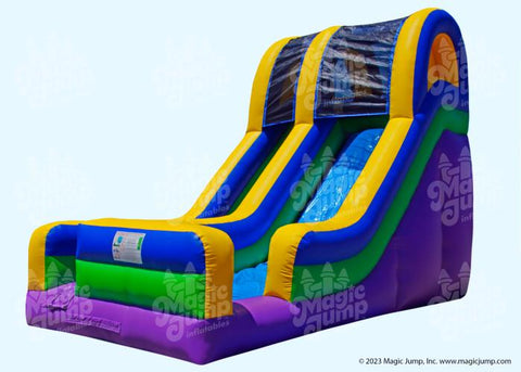 18'H Single Lane Slide by Magic Jump