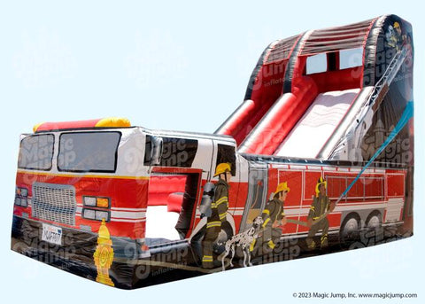 19'H Fire Truck by Magic Jump