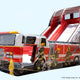 19'H Fire Truck by Magic Jump