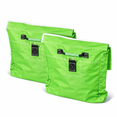 Light Green Commercial Vinyl Sandbags for Inflatables, 2 Pack