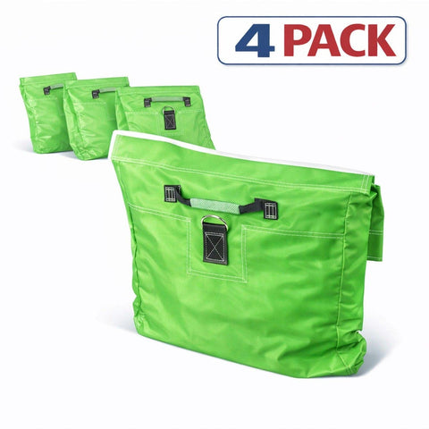 Light Green Commercial Vinyl Sandbag for Inflatables, 4 Pack