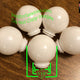 5 Pack of Medium Gemmy 2" Light Bulb Cover Globes