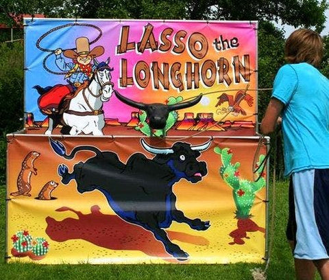 Longhorn Lasso Interactive Carnival Frame Game