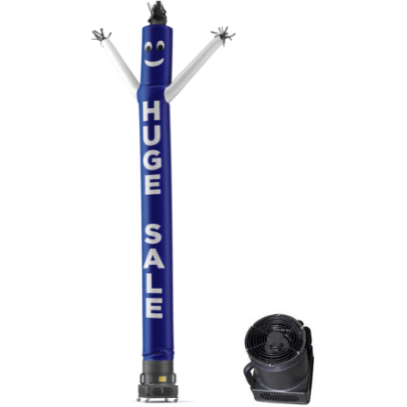 20 Foot Huge Sale Blue with White Arms Air Dancer with Blower