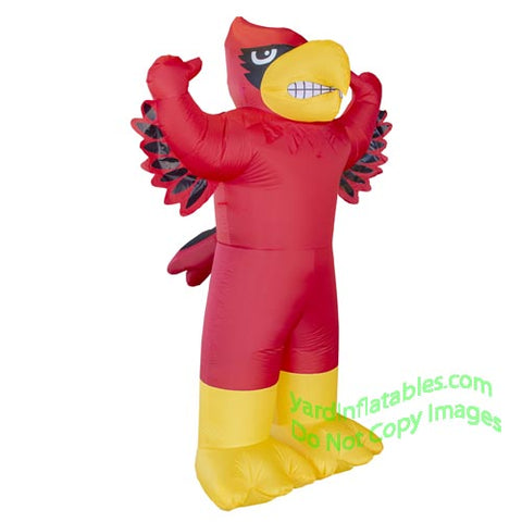 7' Air Blown Inflatable NCAA Louisville Cardinals Mascot
