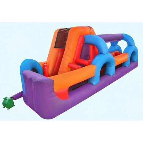 Magic Jump Inflatable Bouncers 10.6' H U Slide N Splash Obstacle by Magic Jump 10.6' H U Slide N Splash Obstacle by Magic Jump SKU# 28862o