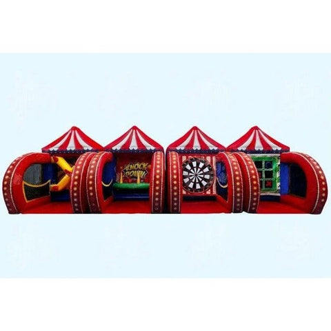Magic Jump Inflatable Bouncers 10'H Carnival Game - Knock Down by Magic Jump 12925c 10'H Carnival Game - Football by Magic Jump SKU#12926c