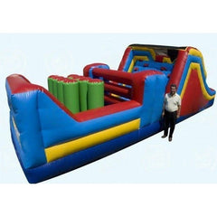 Magic Jump Inflatable Bouncers 11'H 32 Obstacle Course by Magic Jump 11'H 32 Obstacle Course by Magic Jump SKU# 14559o