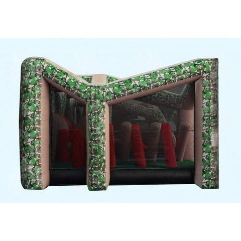 Magic Jump Inflatable Bouncers 11'H X-Ninja Combo by Magic Jump 85 Extreme Boot Camp Obstacle by Magic Jump SKU# 97165o