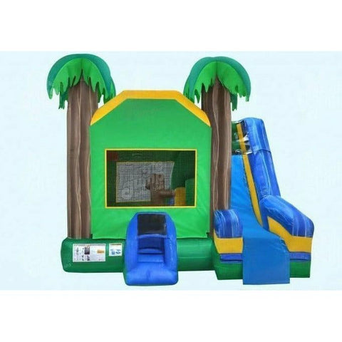 Magic Jump Inflatable Bouncers 13'H 6 in 1 Tropical Combo Wet or Dry by Magic Jump 13'H 6 in 1 Tropical Combo Wet or Dry by Magic by Magic Jump SKU# 37461t