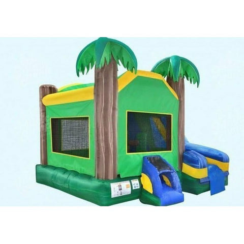 Magic Jump Inflatable Bouncers 13'H 6 in 1 Tropical Combo Wet or Dry by Magic Jump 13'H 6 in 1 Tropical Combo Wet or Dry by Magic by Magic Jump SKU# 37461t