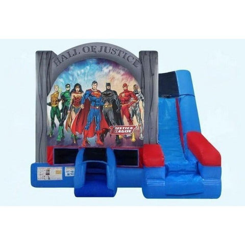 Magic Jump Inflatable Bouncers 13''H Justice League 6 in 1 Combo Wet or Dry by Magic Jump 13''H Justice League 6 in 1 Combo Wet or Dry by Magic Jump SKU#48461j