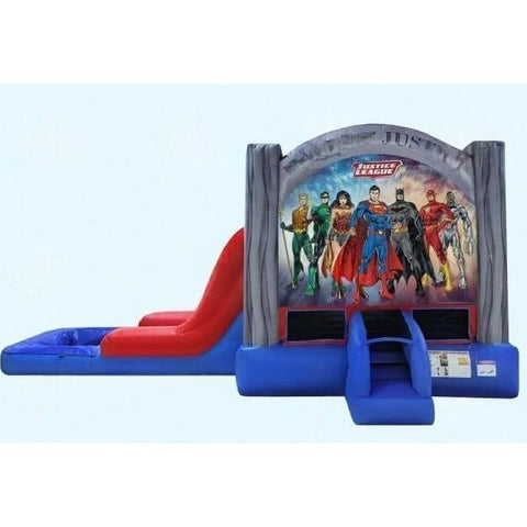 Magic Jump Inflatable Bouncers 13'H Justice League EZ Combo Wet or Dry by Magic Jump 13'H Justice League EZ Combo Wet or Dry by Magic Jump SKU# 48770j