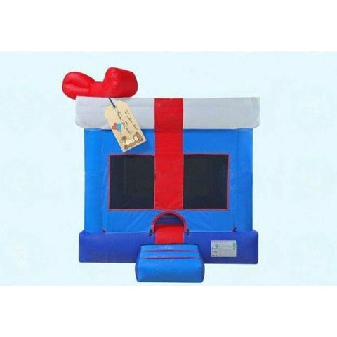 Magic Jump Inflatable Bouncers 14'H Gift Box Blue by Magic Jump 14'H Gift Box Blue by Magic Jump  SKU#15491b SKU#13491b