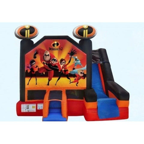 Magic Jump Inflatable Bouncers 14'H Incredibles 6 in 1 Combo Wet or Dry by Magic Jump 14'H Incredibles 6 in 1 Combo Wet or Dry by Magic Jump SKU# 23891m