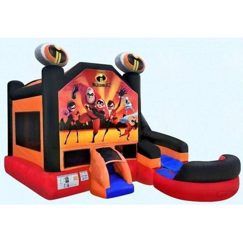 Magic Jump Inflatable Bouncers 14'H Incredibles 6 in 1 Combo Wet or Dry by Magic Jump 14'H Incredibles 6 in 1 Combo Wet or Dry by Magic Jump SKU# 23891m