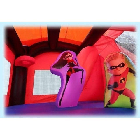 Magic Jump Inflatable Bouncers 14'H Incredibles 6 in 1 Combo Wet or Dry by Magic Jump 14'H Incredibles 6 in 1 Combo Wet or Dry by Magic Jump SKU# 23891m