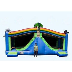 Magic Jump Inflatable Bouncers 14'H Large Tropical Combo by Magic Jump 781880221968 19743t 14'H Large Tropical Combo by Magic Jump SKU# 19743t