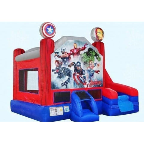 Magic Jump Inflatable Bouncers 14'H Marvel Avengers 6 in 1 Combo Wet or Dry by Magic Jump 14'H Marvel Avengers 6 in 1 Combo Wet or Dry by Magic Jump SKU#78132m