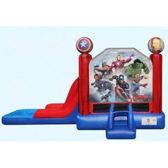 Magic Jump Inflatable Bouncers 14'H Marvel Avengers EZ Combo Wet or Dry by Magic Jump 14'H Marvel Avengers EZ Combo Wet or Dry by Magic Jump SKU#78386m