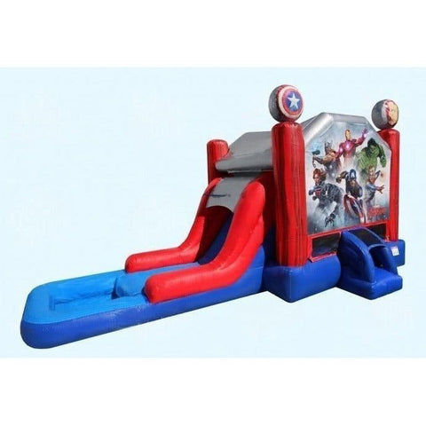 Magic Jump Inflatable Bouncers 14'H Marvel Avengers EZ Combo Wet or Dry by Magic Jump 14'H Marvel Avengers EZ Combo Wet or Dry by Magic Jump SKU#78386m