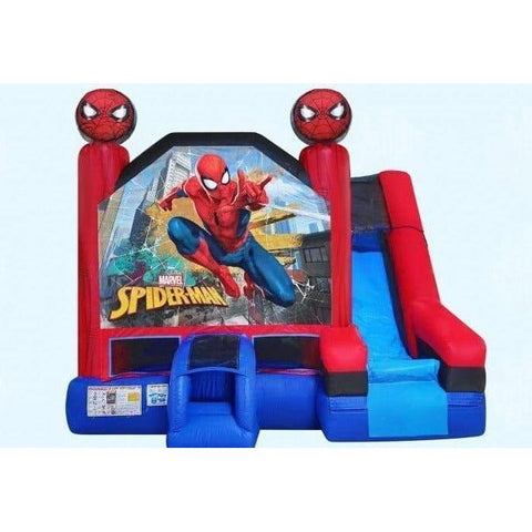 Magic Jump Inflatable Bouncers 14'H Spider-Man 6 in 1 Combo Wet or Dry by Magic Jump 14'H Spider-Man 6 in 1 Combo Wet or Dry by Magic Jump SKU# 73932s