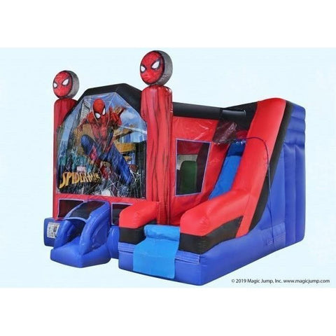 Magic Jump Inflatable Bouncers 14'H Spider-Man 6 in 1 Combo Wet or Dry by Magic Jump 14'H Spider-Man 6 in 1 Combo Wet or Dry by Magic Jump SKU# 73932s