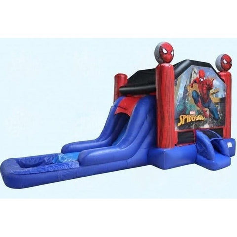 Magic Jump Inflatable Bouncers 14'H Spider-Man EZ Combo Wet or Dry by Magic Jump 14'H Spider-Man EZ Combo Wet or Dry by Magic Jump SKU# 73381s