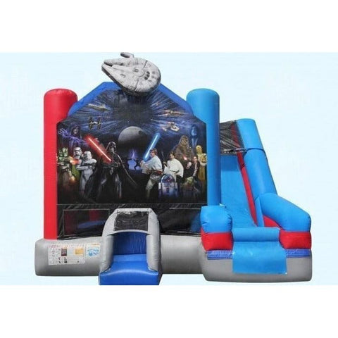 Magic Jump Inflatable Bouncers 14'H Star Wars 6 in 1 Combo Wet or Dry by Magic Jump 14'H Star Wars 6 in 1 Combo Wet or Dry by Magic Jump SKU# 93281s