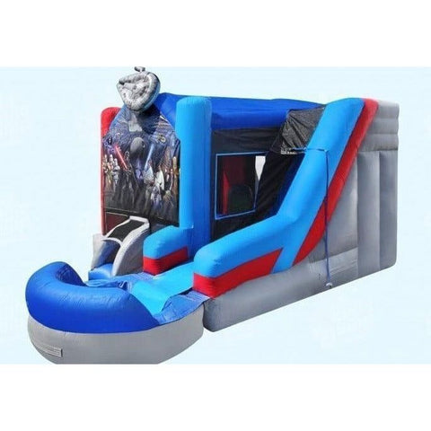 Magic Jump Inflatable Bouncers 14'H Star Wars 6 in 1 Combo Wet or Dry by Magic Jump 14'H Star Wars 6 in 1 Combo Wet or Dry by Magic Jump SKU# 93281s