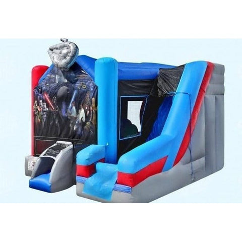 Magic Jump Inflatable Bouncers 14'H Star Wars 6 in 1 Combo Wet or Dry by Magic Jump 14'H Star Wars 6 in 1 Combo Wet or Dry by Magic Jump SKU# 93281s