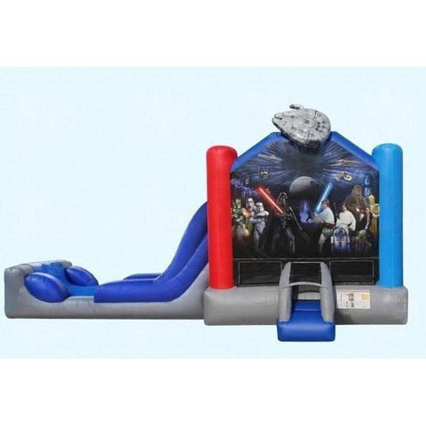 Magic Jump Inflatable Bouncers 14'H Star Wars EZ Combo Wet or Dry by Magic Jump 14'H Star Wars EZ Combo Wet or Dry by Magic Jump SKU# 93379s